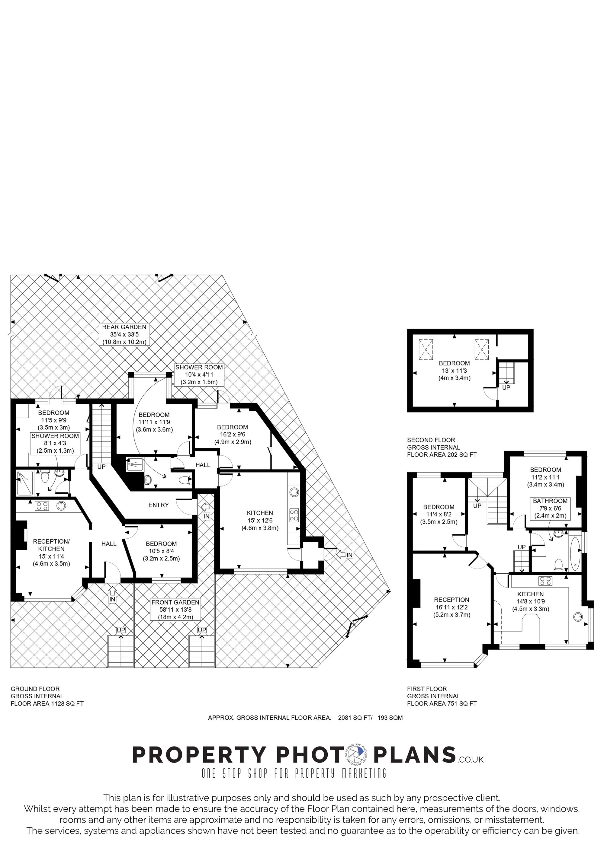 11 Beechwood Gardens, London floorplan