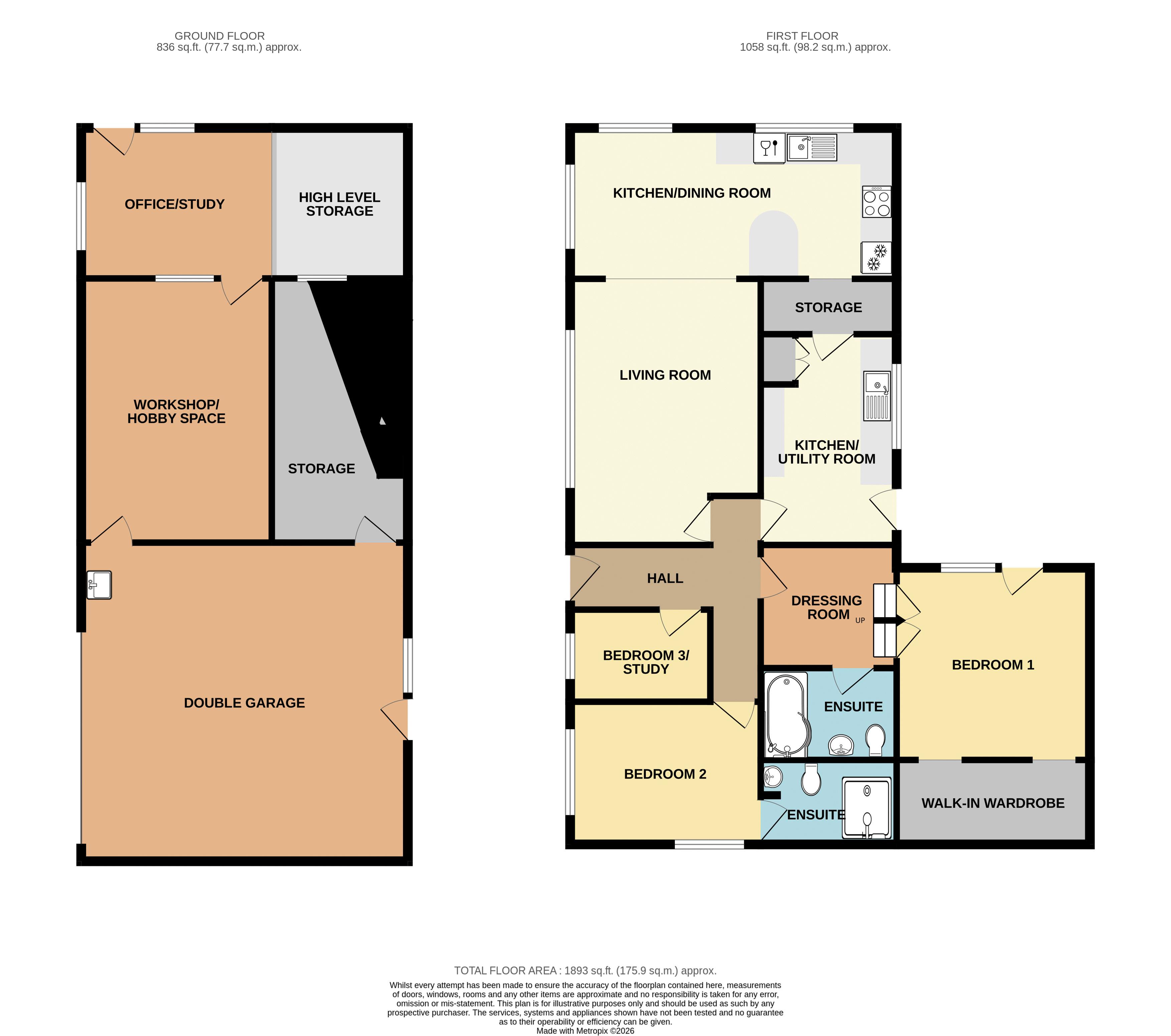 21, Arundell Road, Weston-Super-Mare floorplan
