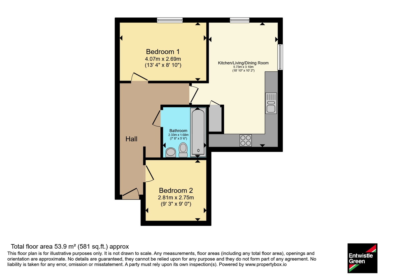 Apartment 35, Barton Court,, Central Way, Cheshire floorplan