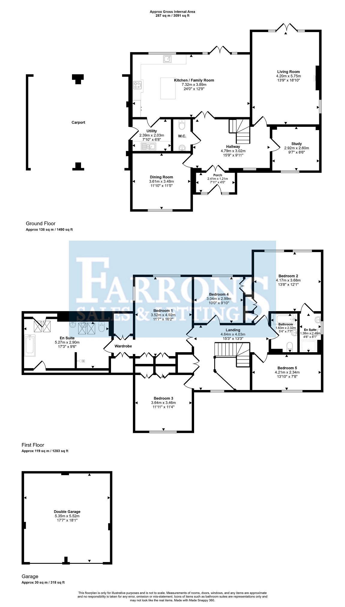 16, Observatory Field, Winscombe floorplan