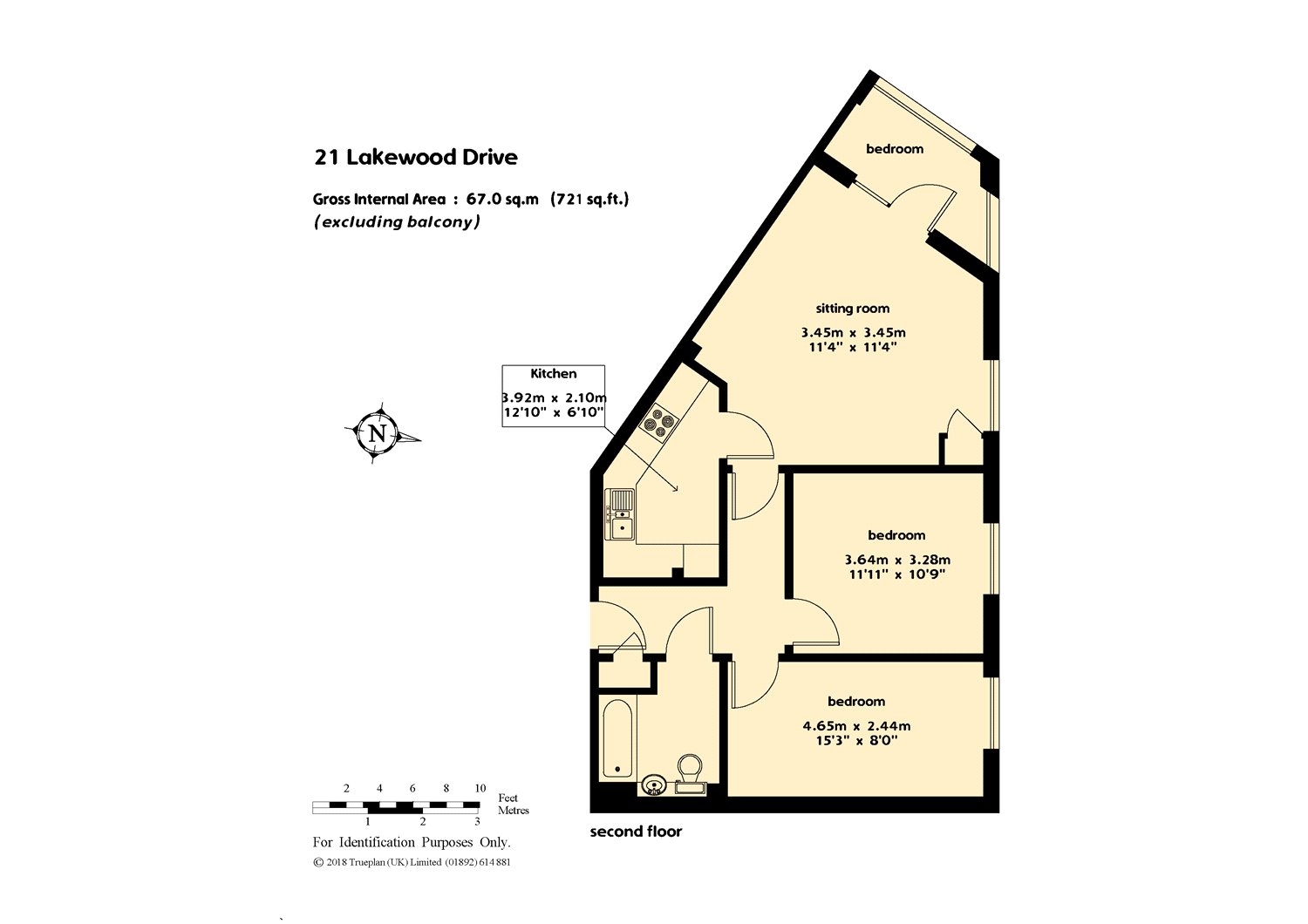 2 Bedrooms Flat to rent in Lakewood Drive, Tunbridge Wells, Kent TN2