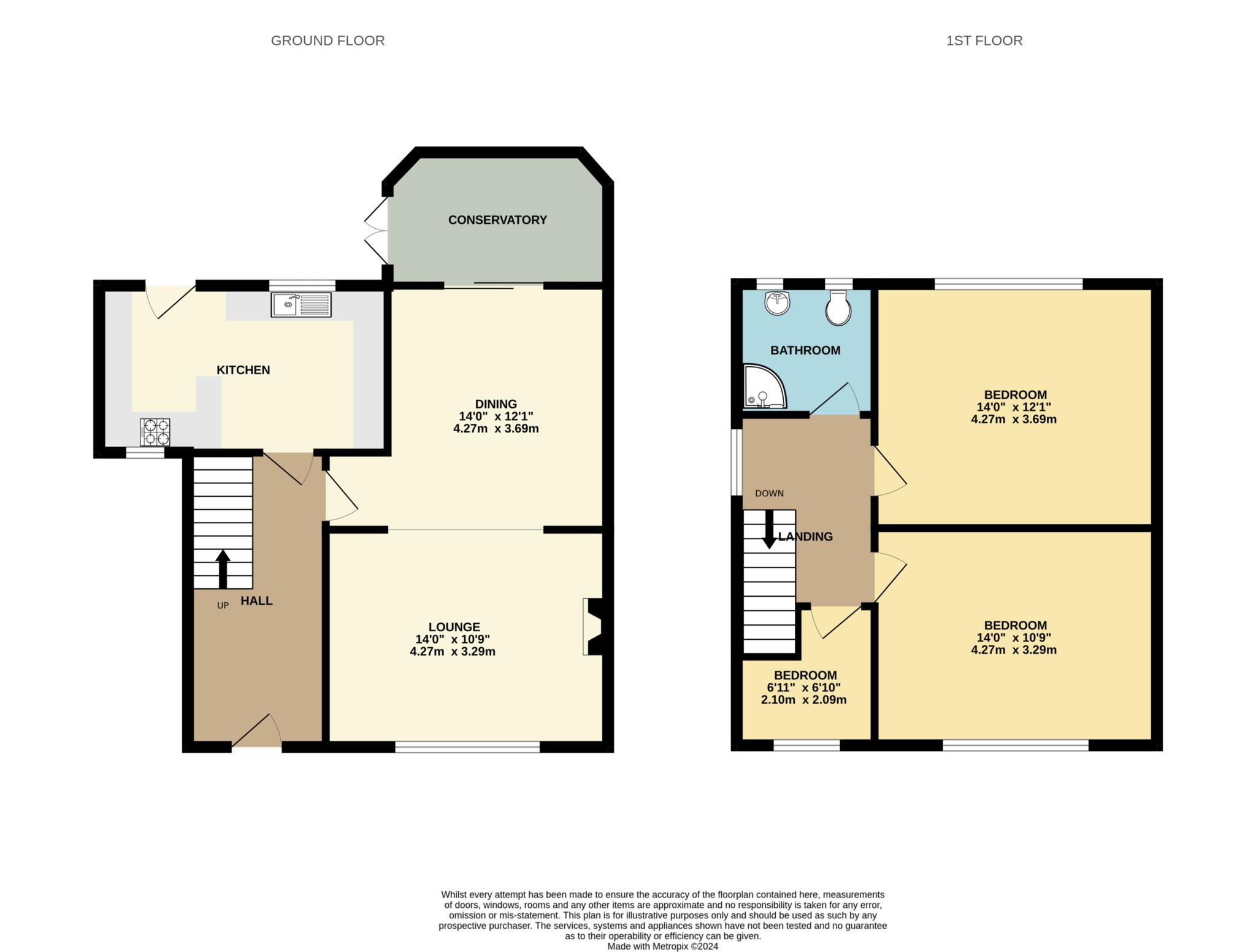 27, Lydbury Crescent, Liverpool floorplan