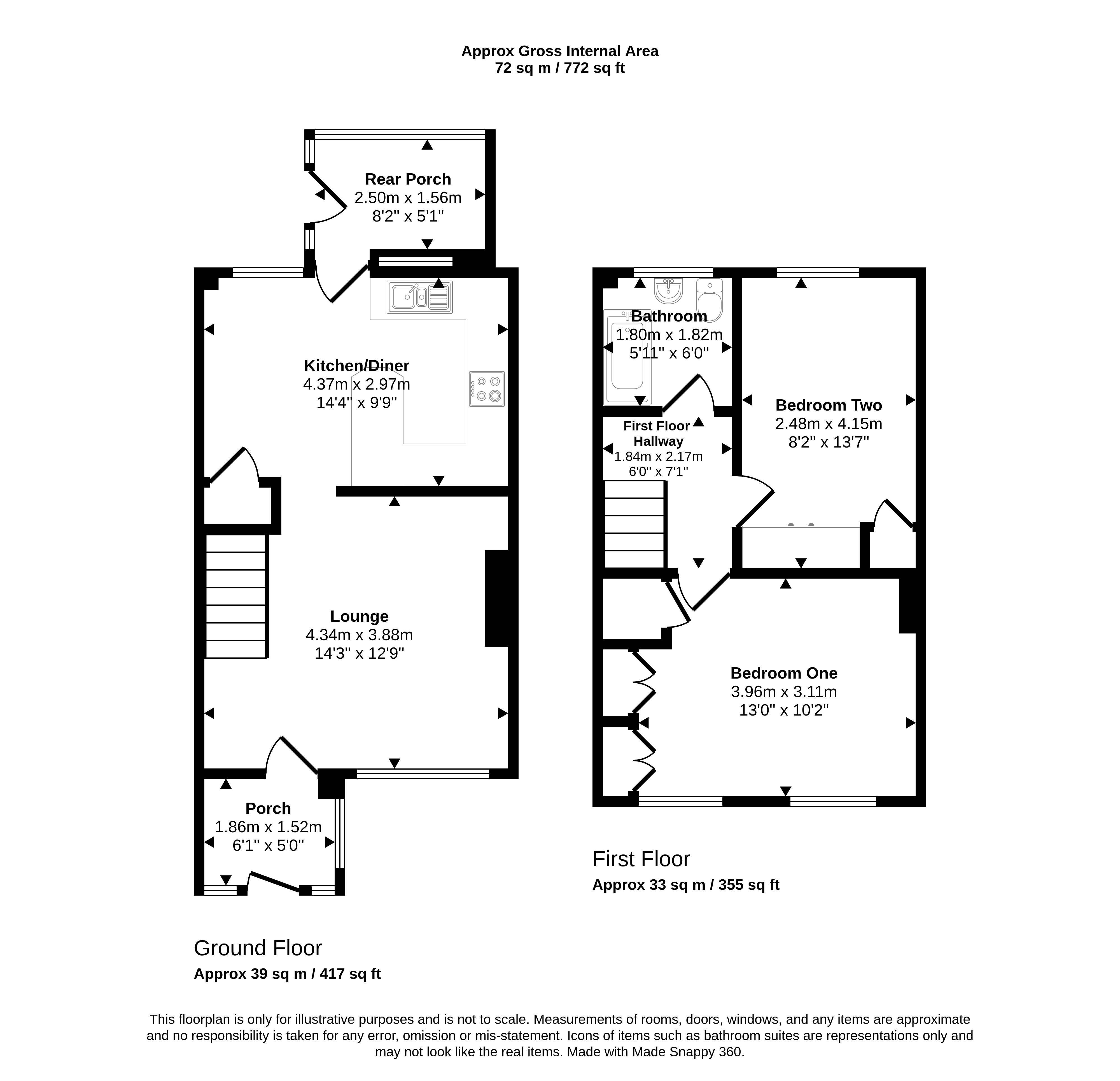116, Moorsfield, Houghton Le Spring floorplan