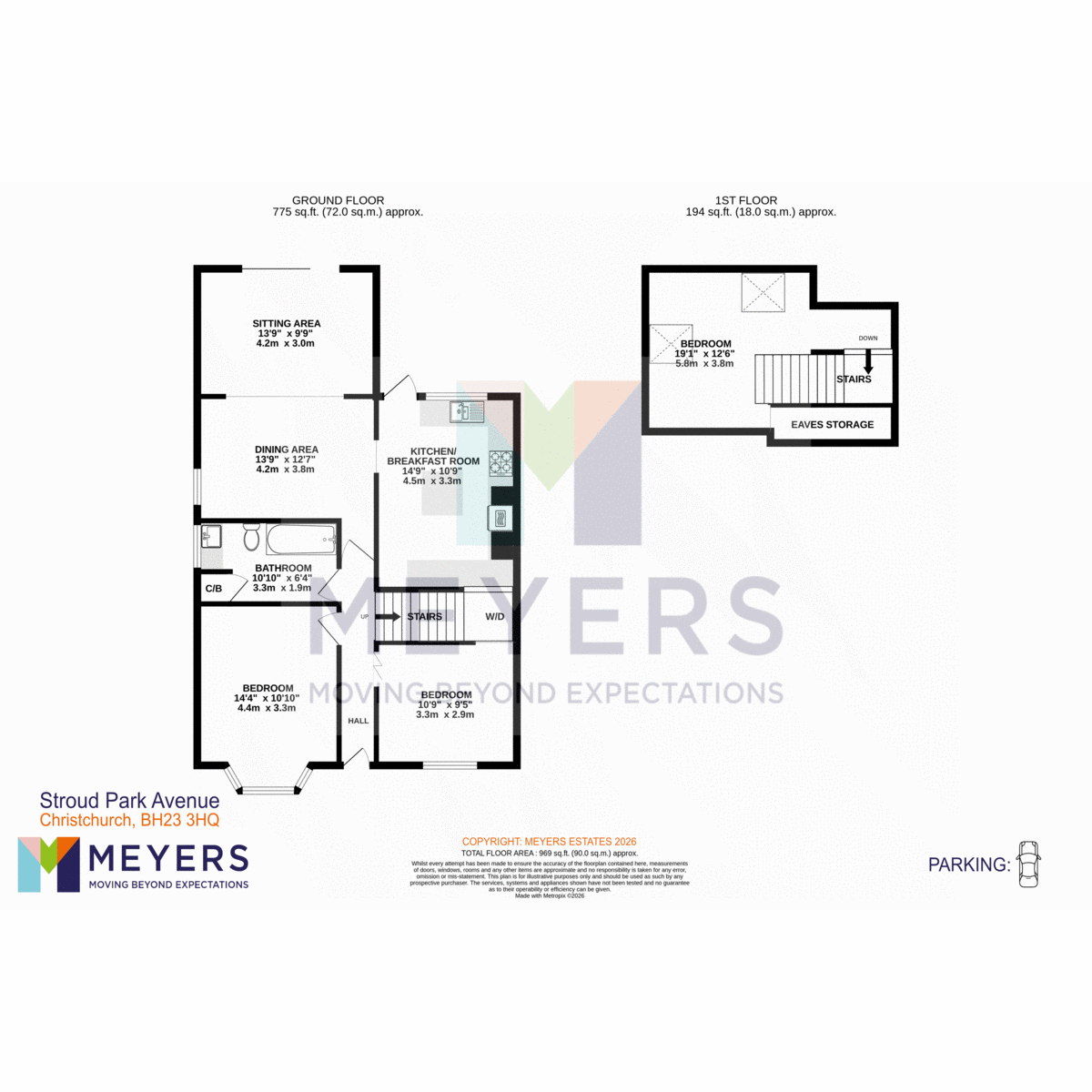 26, Stroud Park Avenue, Christchurch floorplan