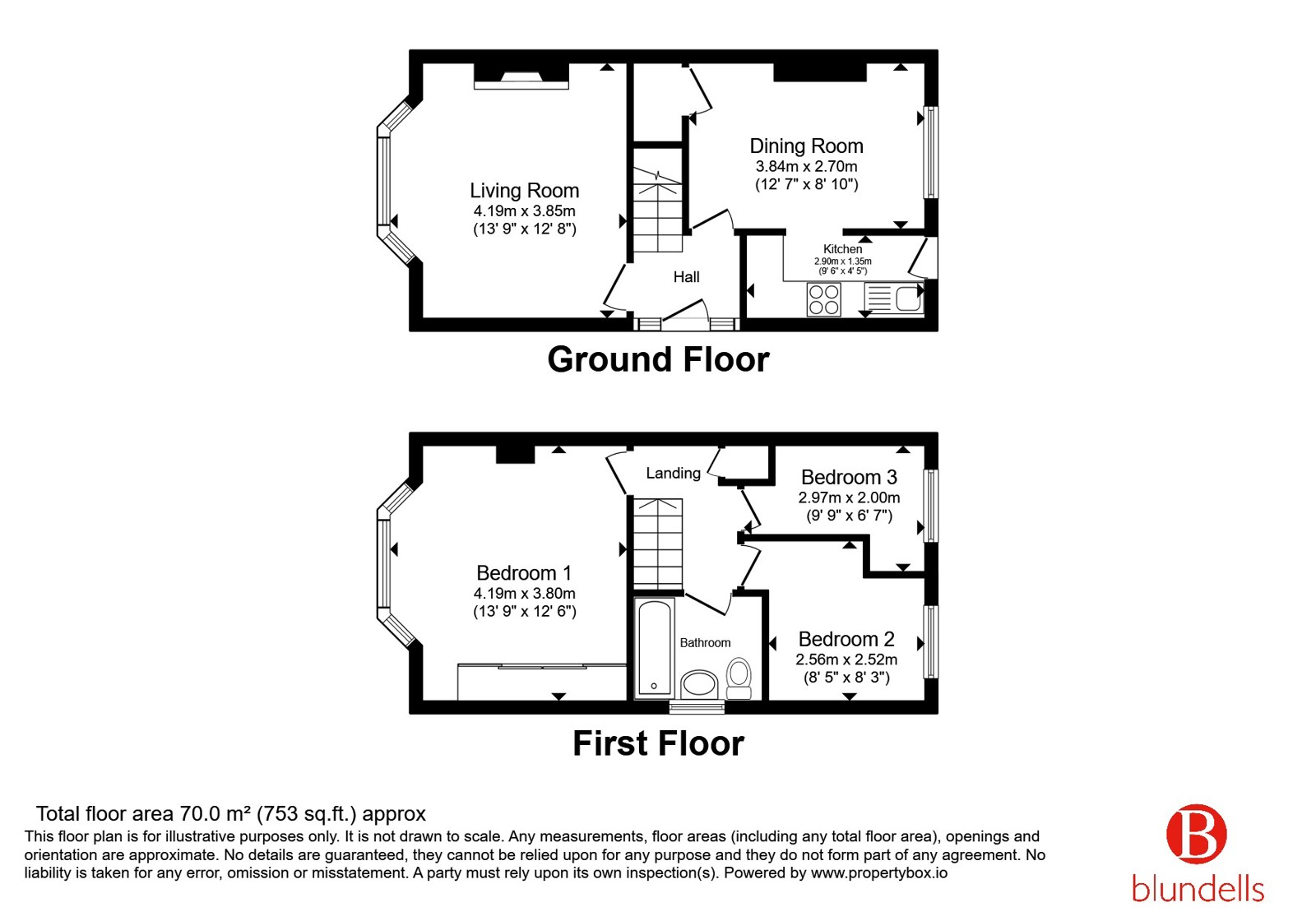 175, North Wingfield Road, Chesterfield floorplan