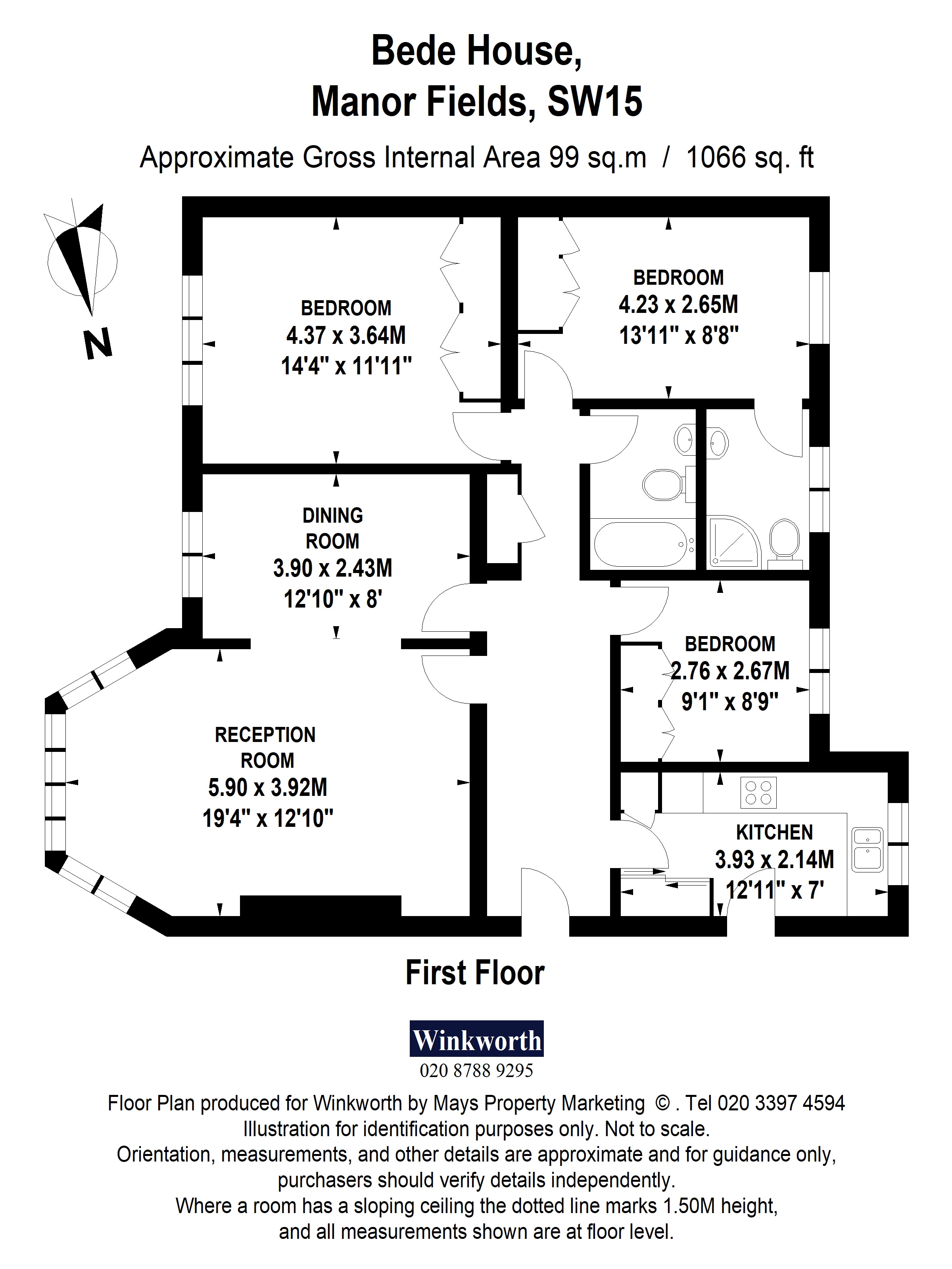 Bede House, London floorplan