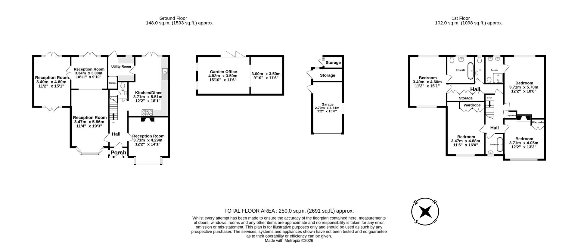 18, St. James Avenue, Ewell floorplan