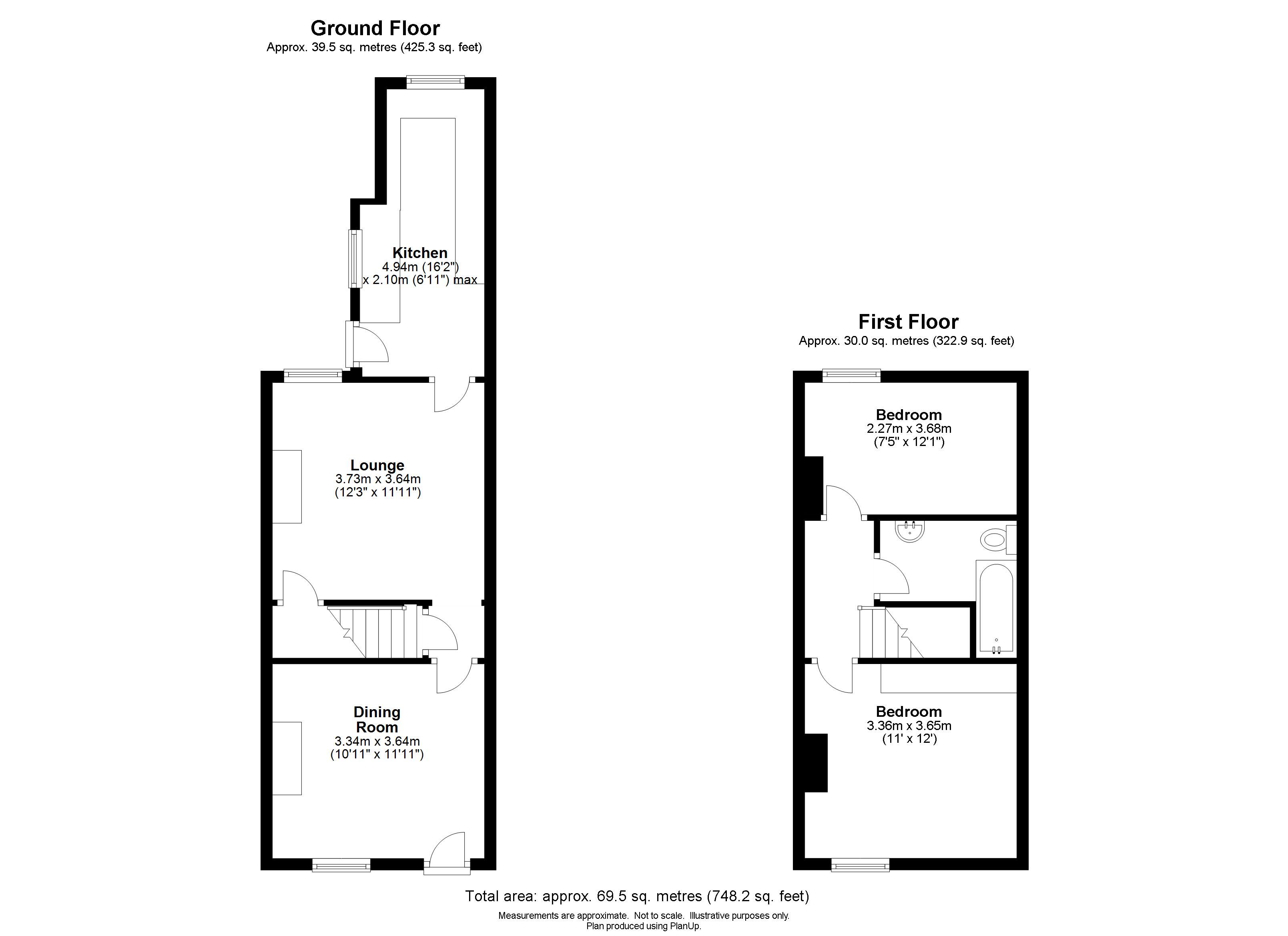 Victoria Road, Bradmore, Wolverhampton WV3, 2 bedroom terraced house