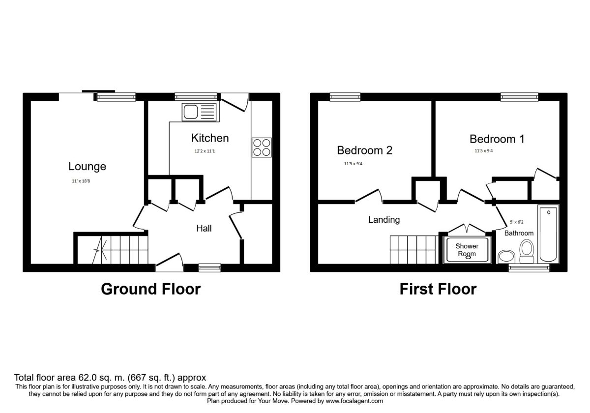 2 Bedrooms Terraced house for sale in Everard Rise, Livingston EH54