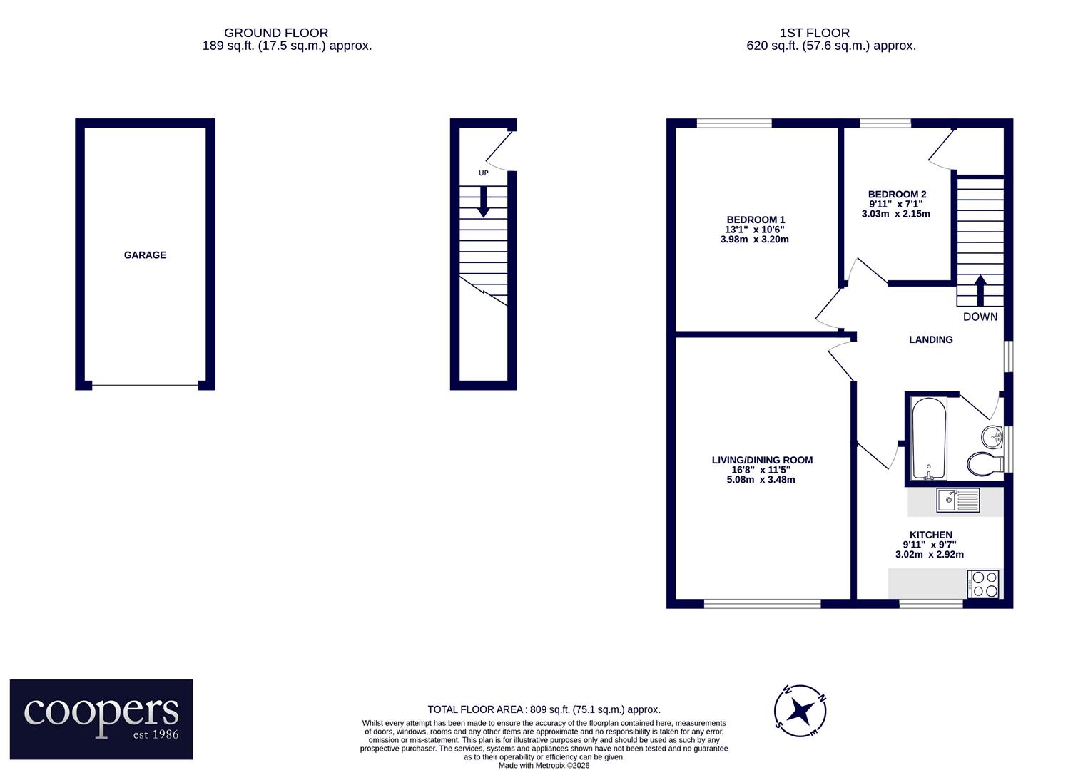 50, The Green, West Drayton floorplan