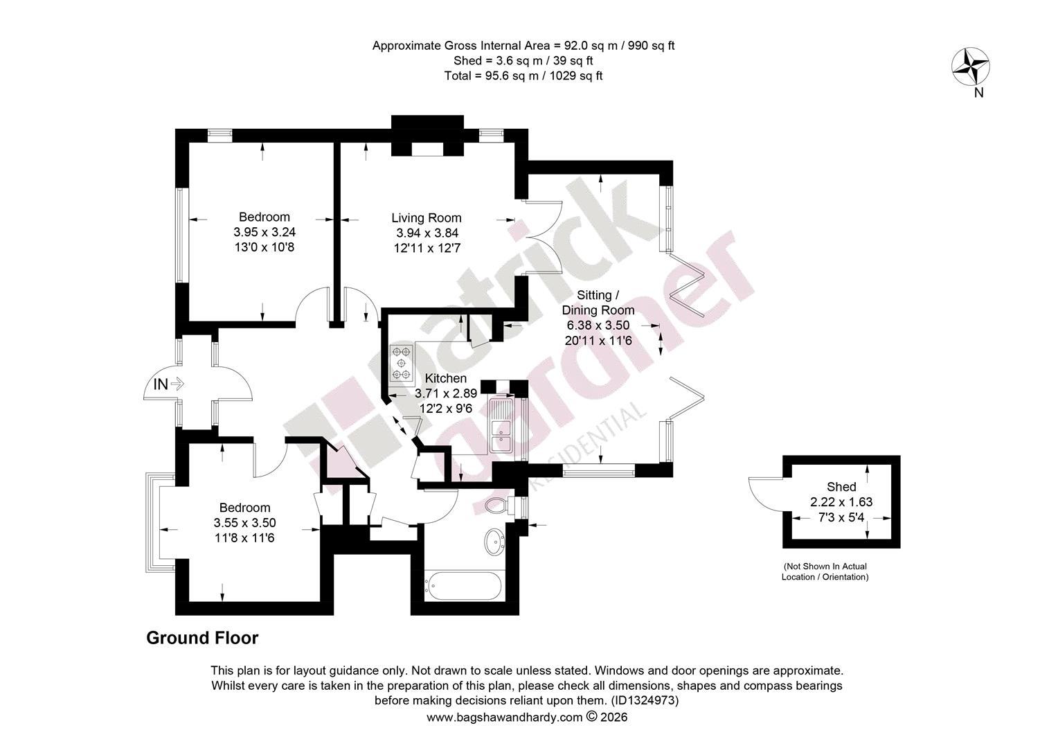 14A, Melvinshaw, Leatherhead floorplan