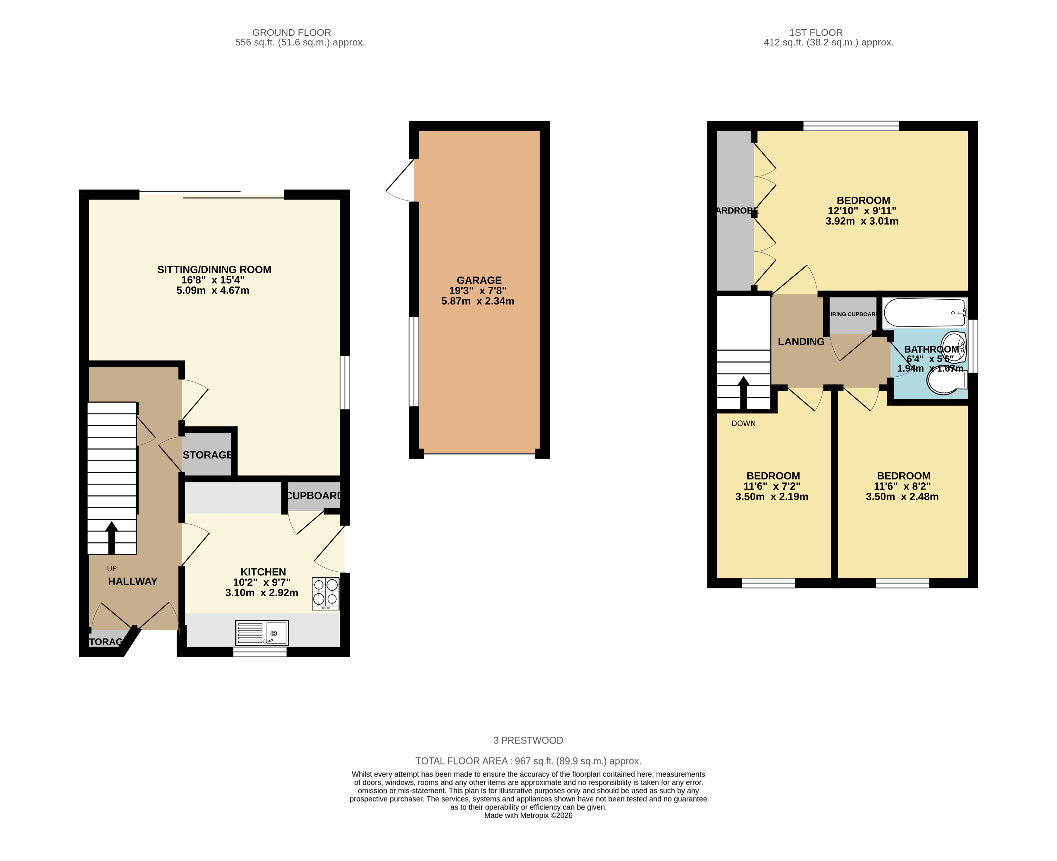 Prestwood Road, Southampton floorplan