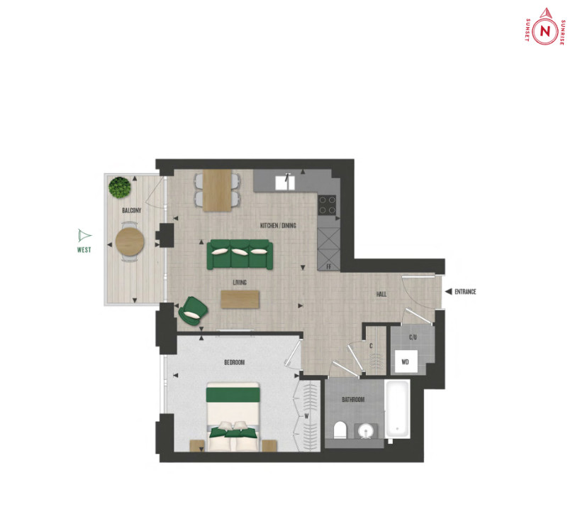 837, Saffron Gardens, London floorplan