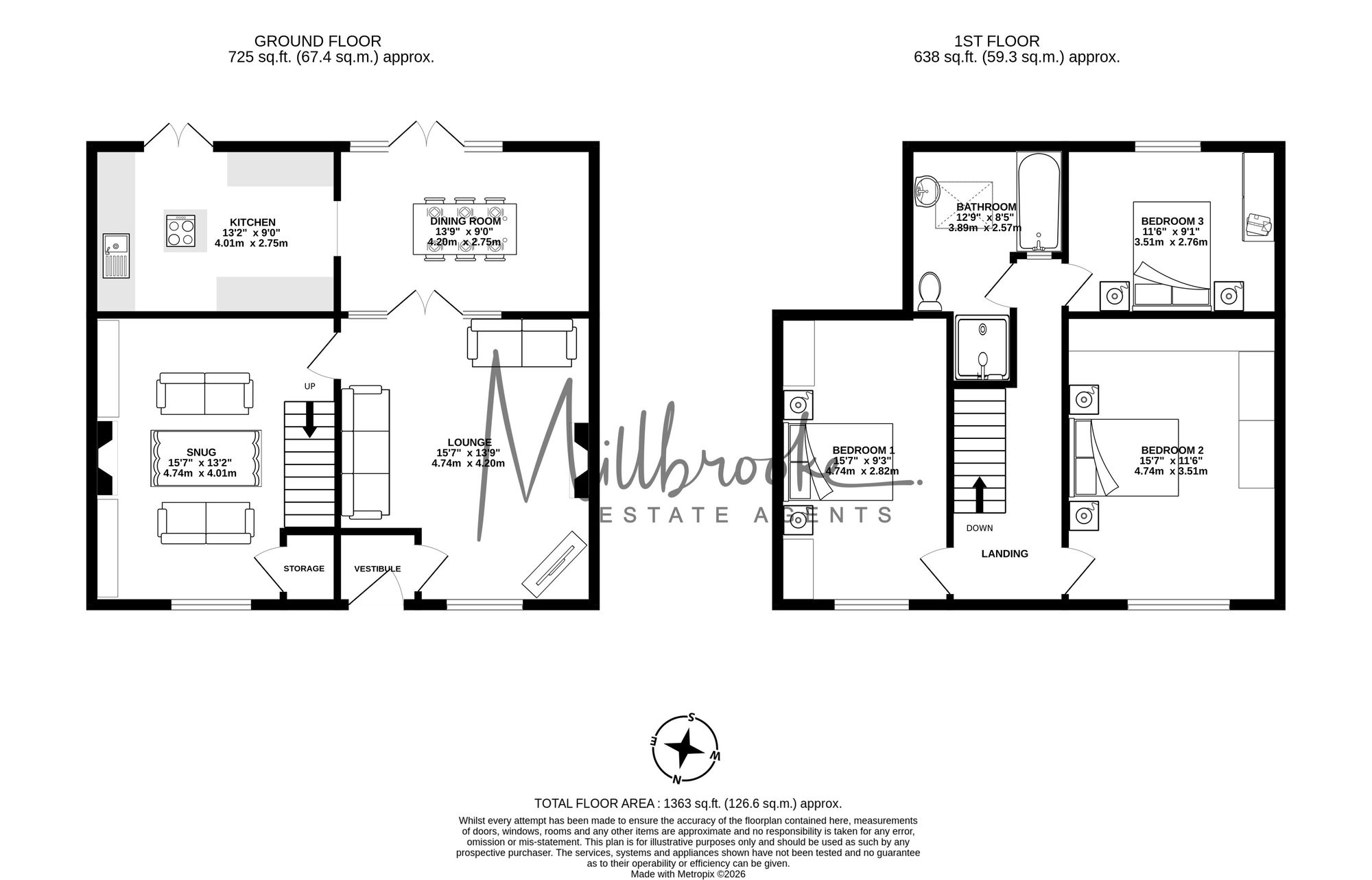 17 The Crescent, Manchester floorplan