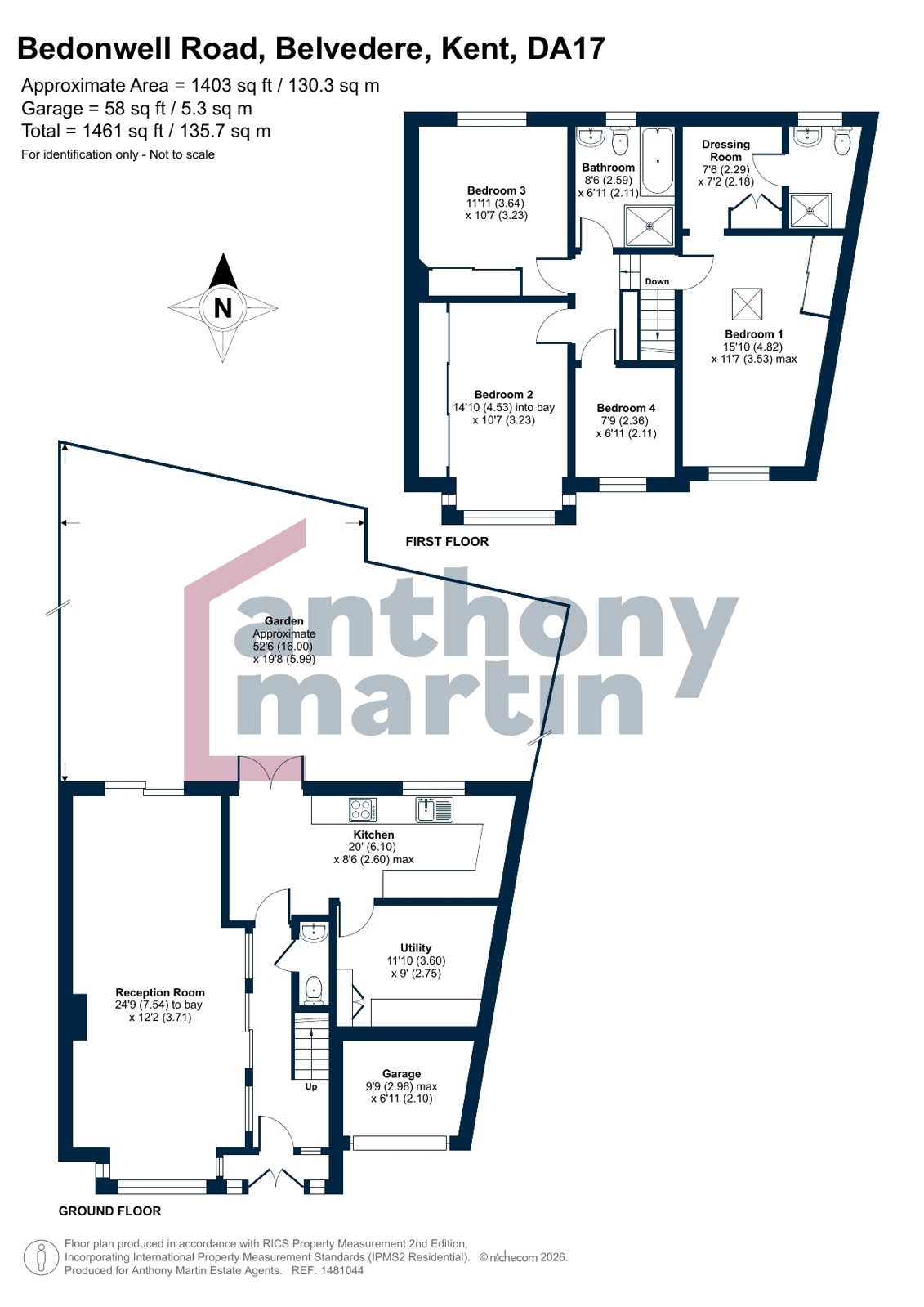 262, Bedonwell Road, Kent floorplan