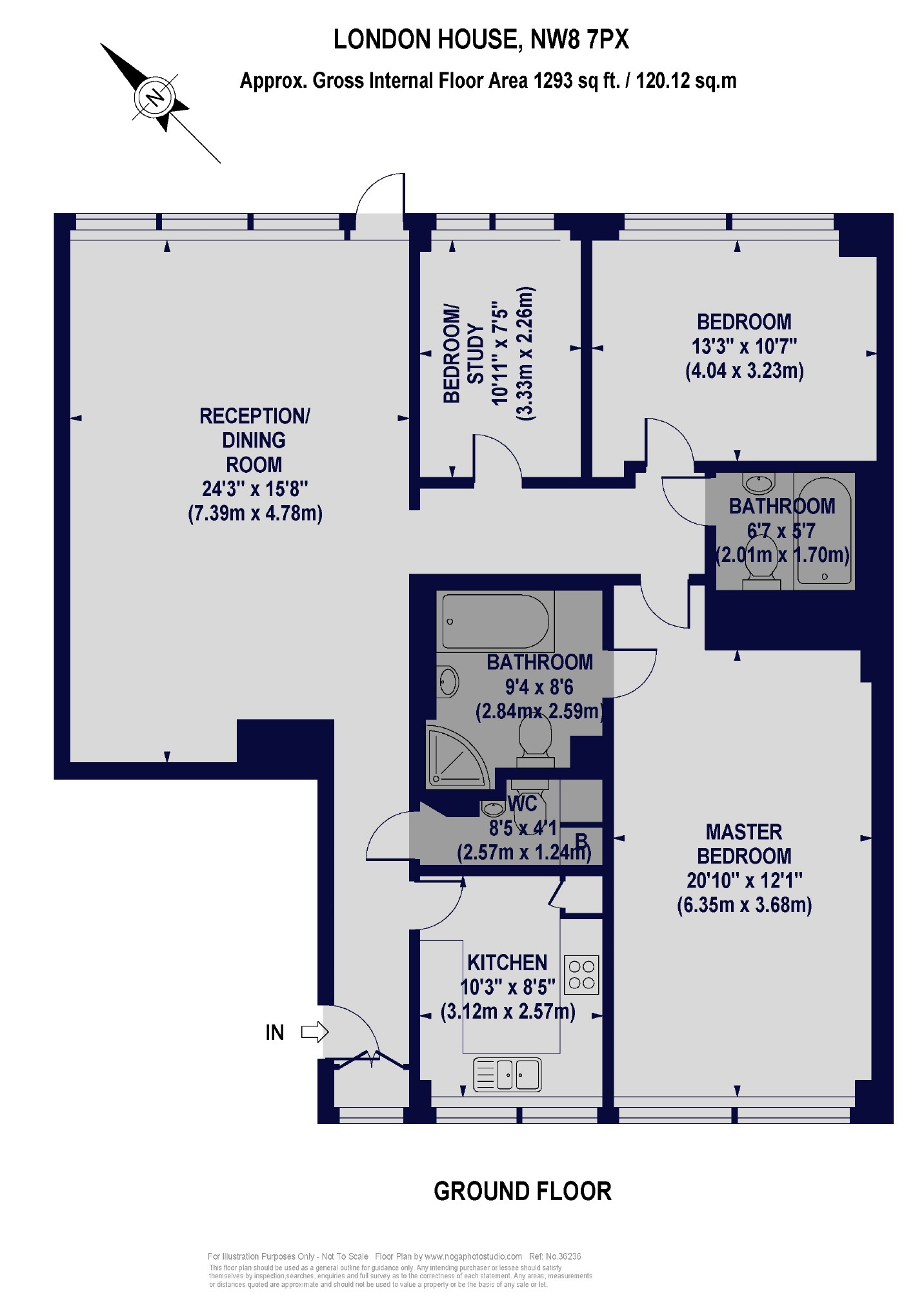 3 Bedrooms Flat for sale in London House, London NW8