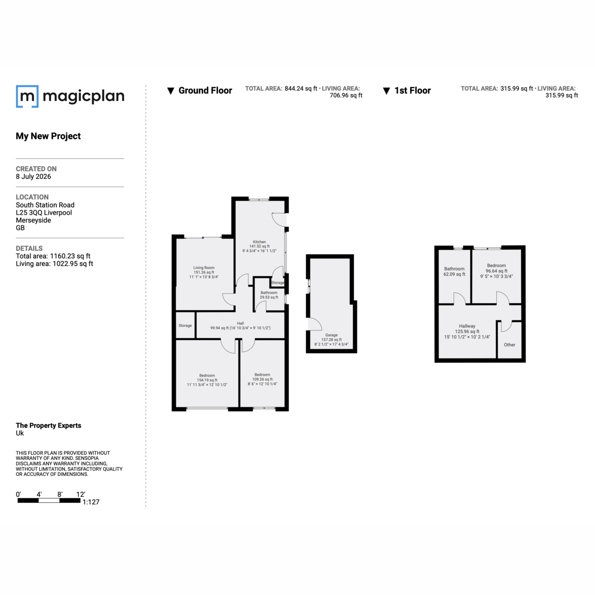 70, South Station Road, Liverpool floorplan