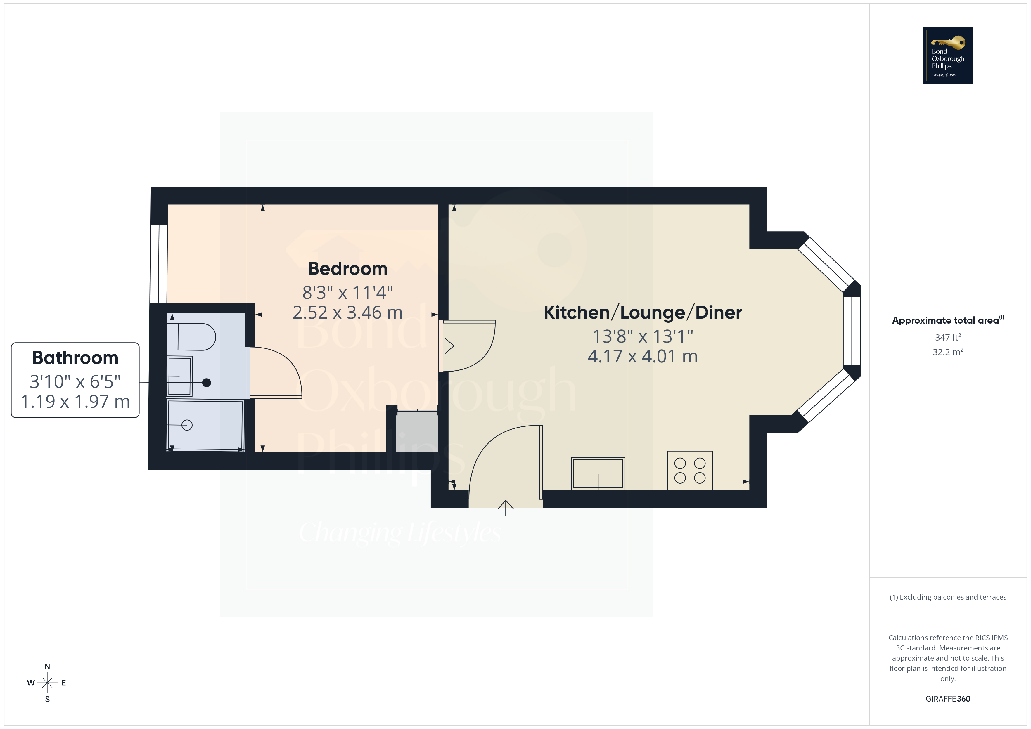 Ground Floor Flat, 5, Avenue Road, Devon floorplan