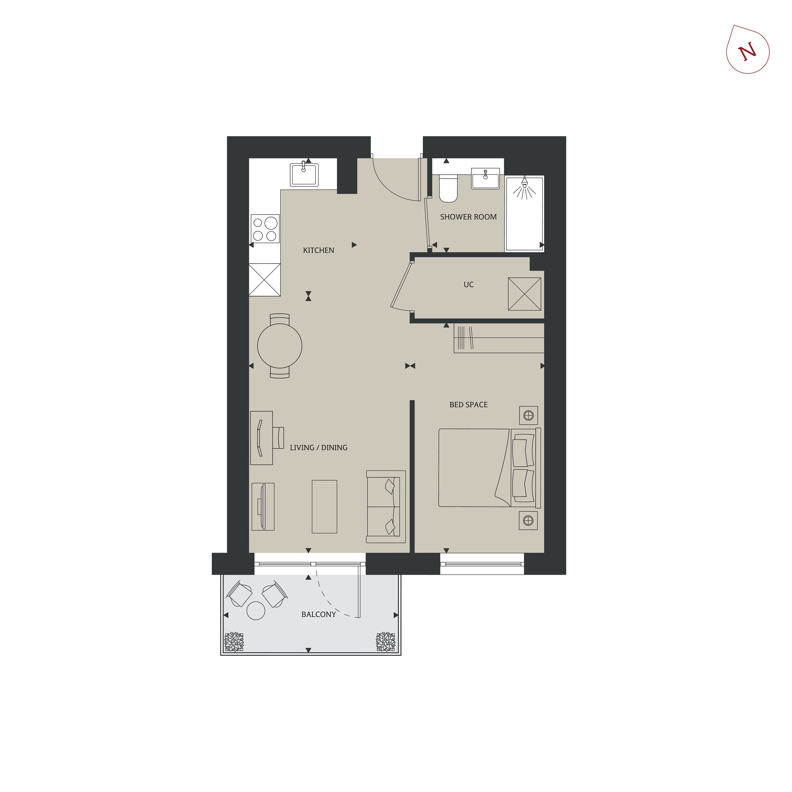 H7945172, Carnation Gardens, Nestle Avenue, Hayes floorplan