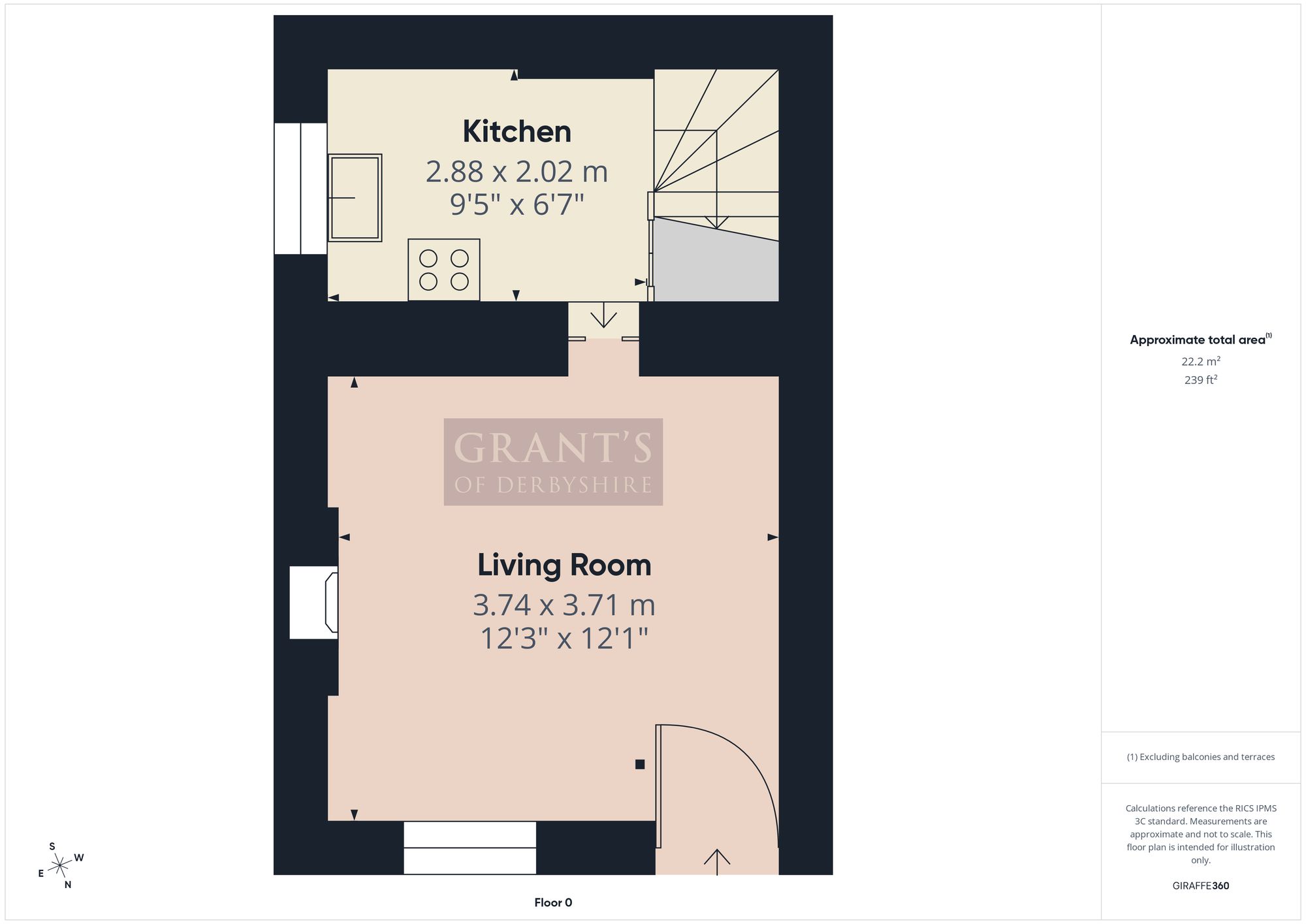 Forget Me Not Cottage, Dimple Head, Matlock floorplan