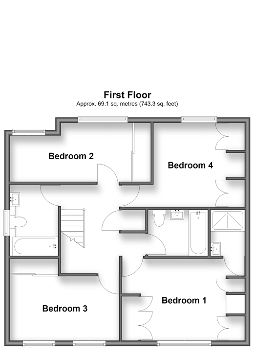 Barons Walk, Croydon floorplan