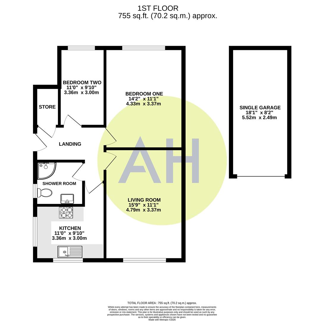 Clarendon Road, Sale floorplan