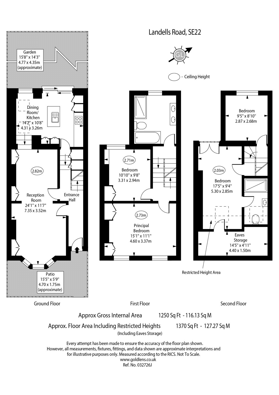 93, Landells Road, London floorplan