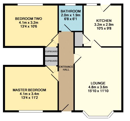 2 Bedrooms Flat for sale in Fettes Street, Glasgow G33