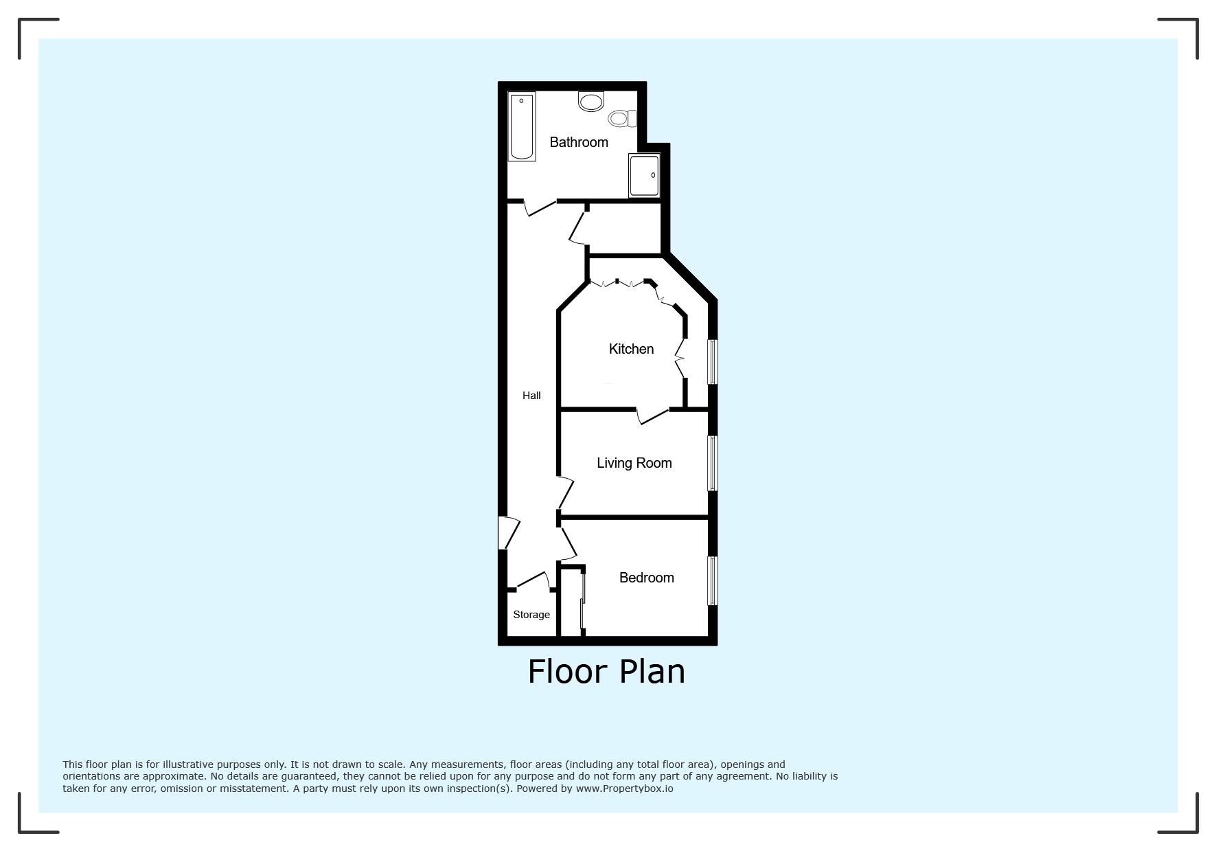 40 Henderson Court, North Road, Newcastle Upon Tyne floorplan