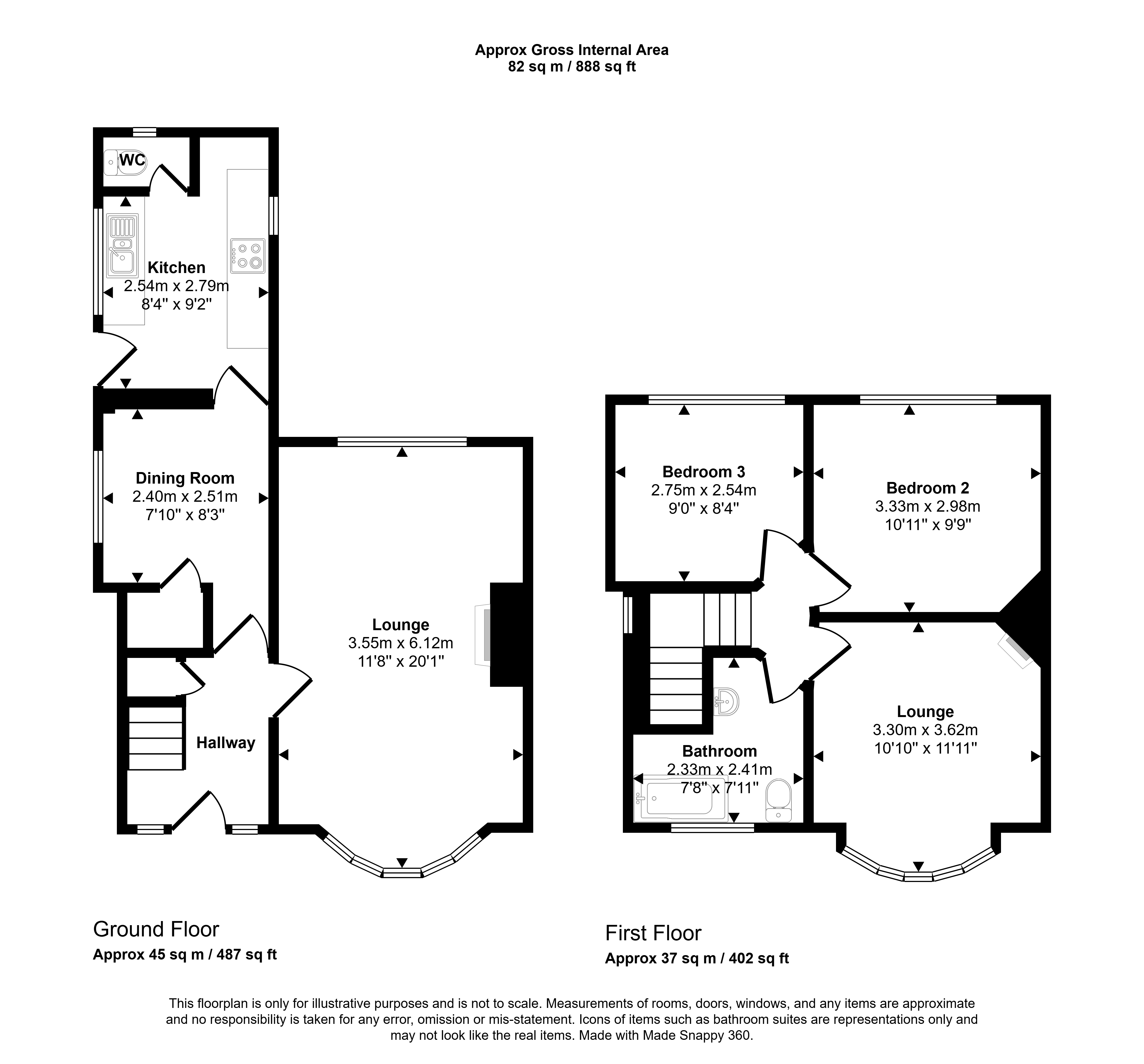7, Grove Terrace, Stockton-on-Tees floorplan