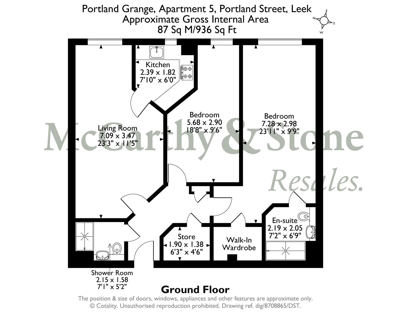 Portland Street, Leek floorplan