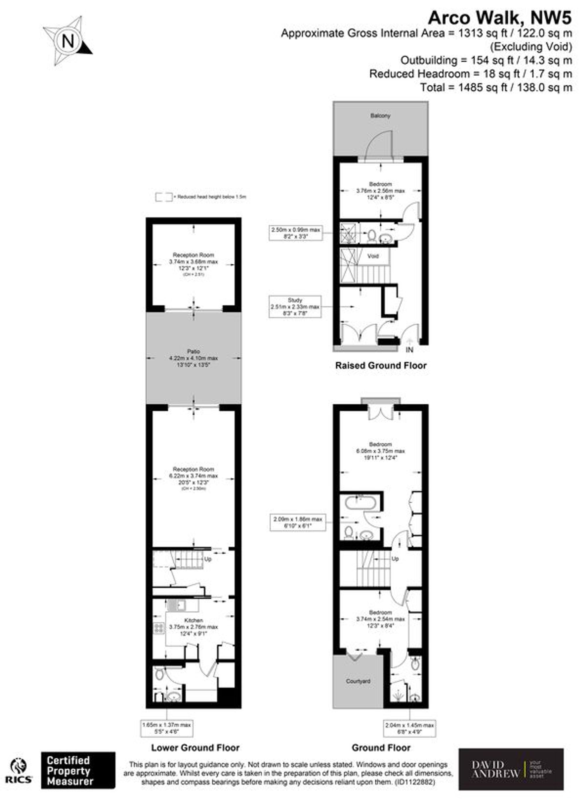 6 Arco Walk Highgate Road, London floorplan