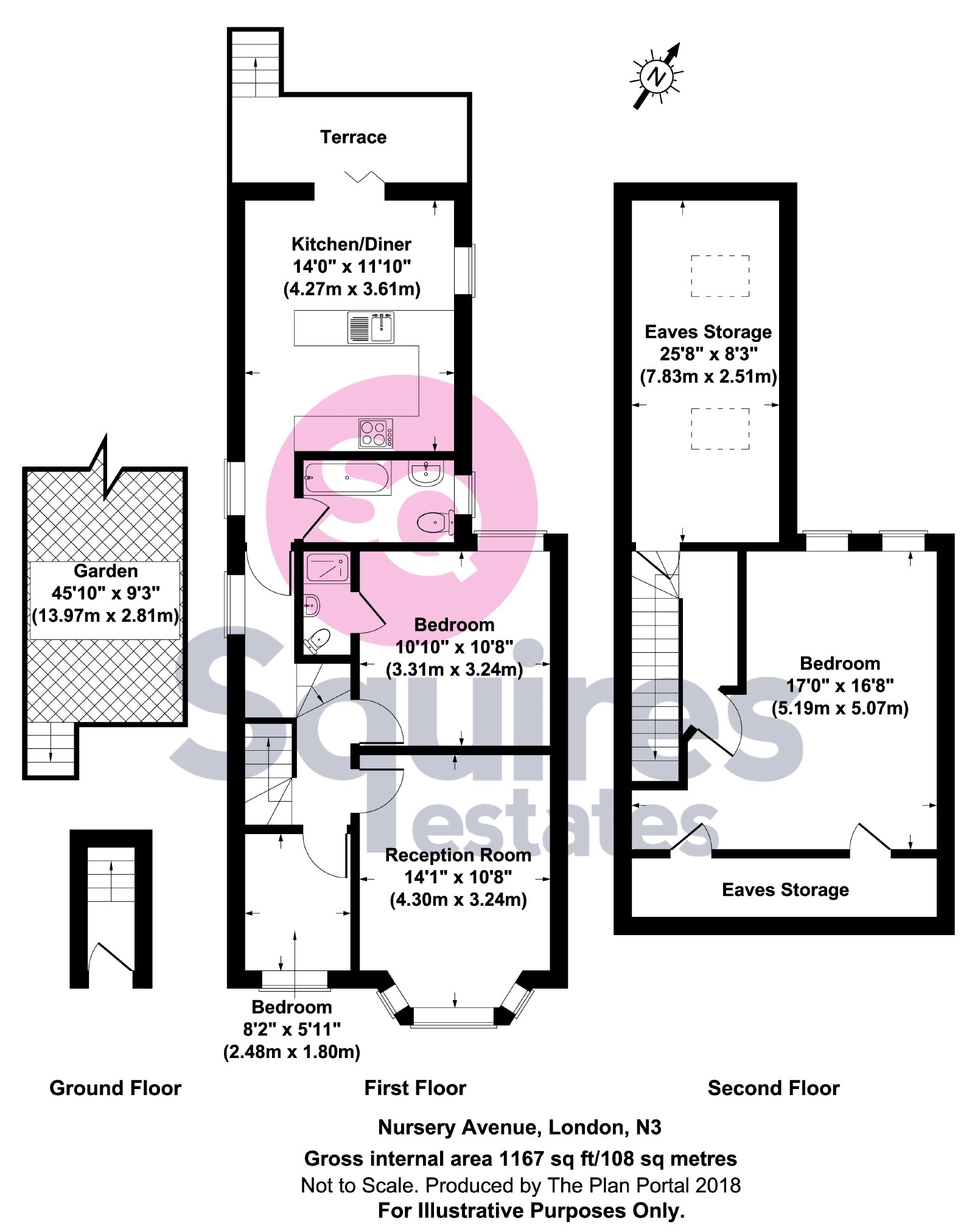 3 Bedrooms Flat for sale in Nursery Avenue, Finchley, London N3