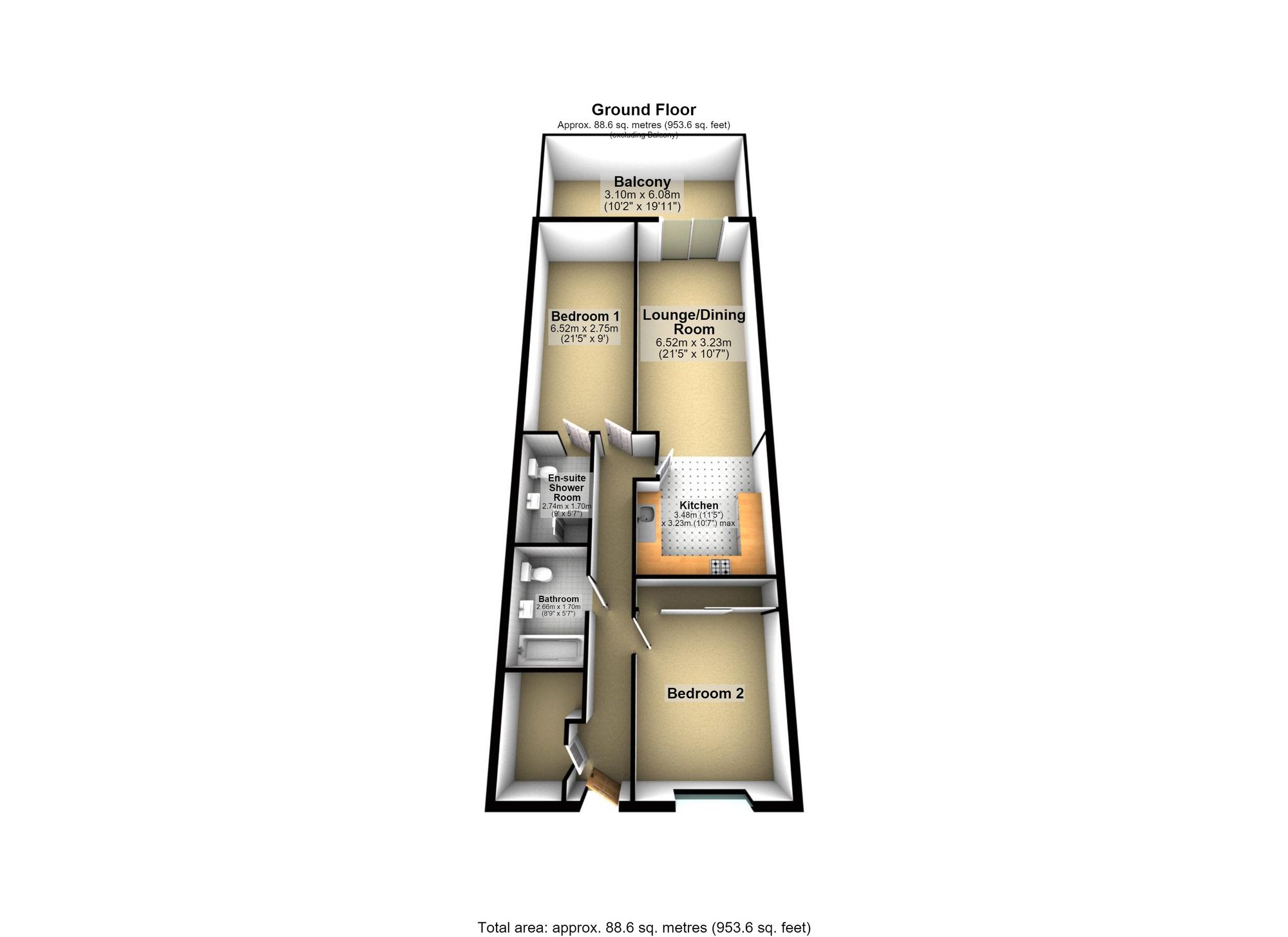 3 Thatcher View Middle Lincombe Road, Torquay floorplan