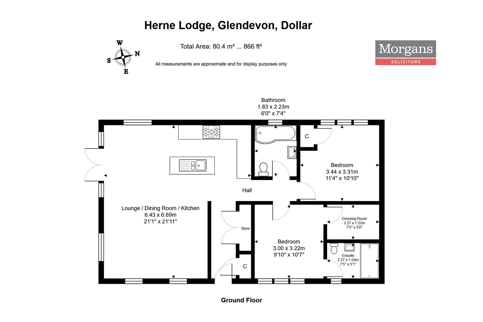 Herne Lodge, Rockcliffe, Dollar floorplan