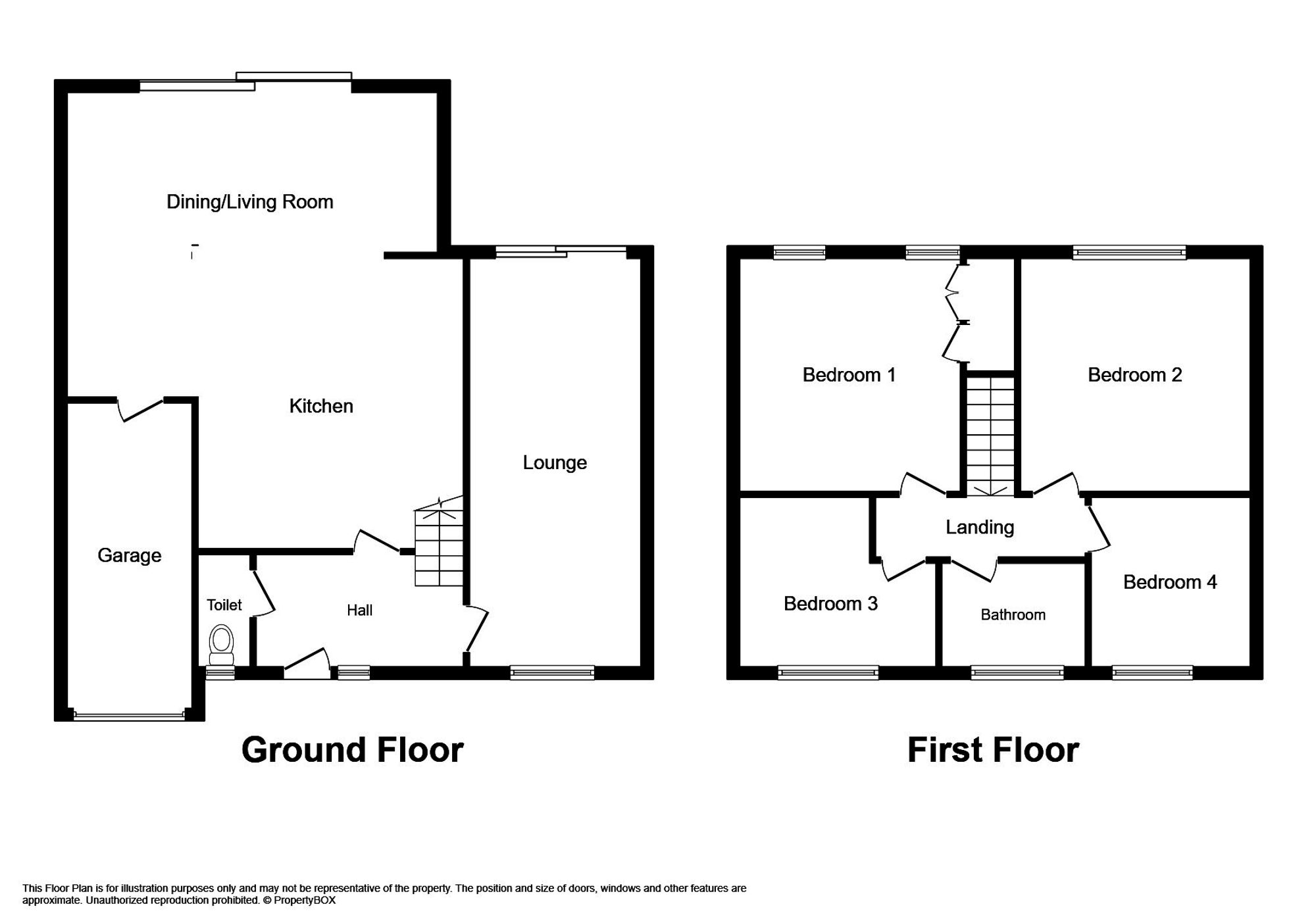 23 Felbridge Avenue, Crawley floorplan