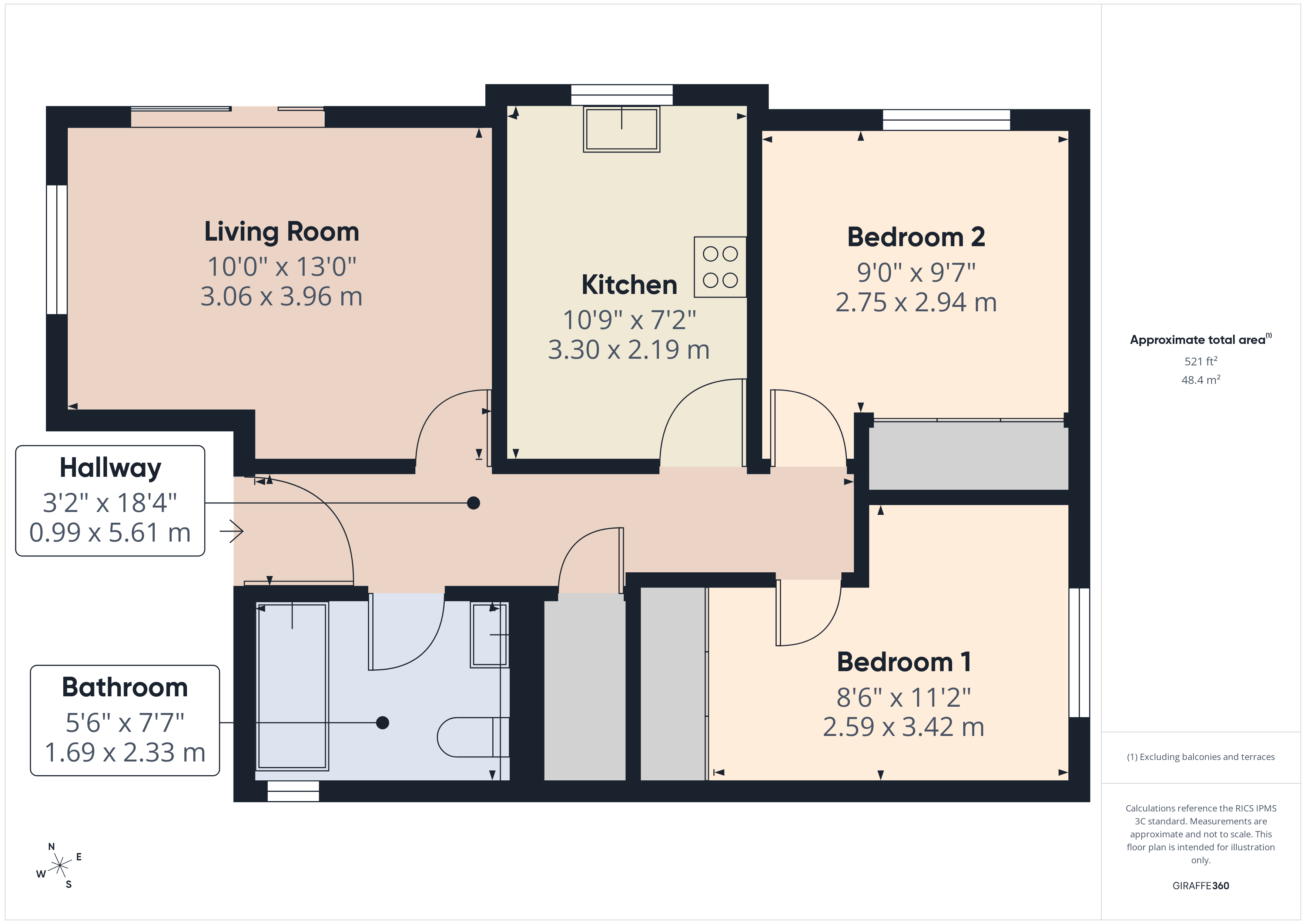Oaklands, Peterborough floorplan