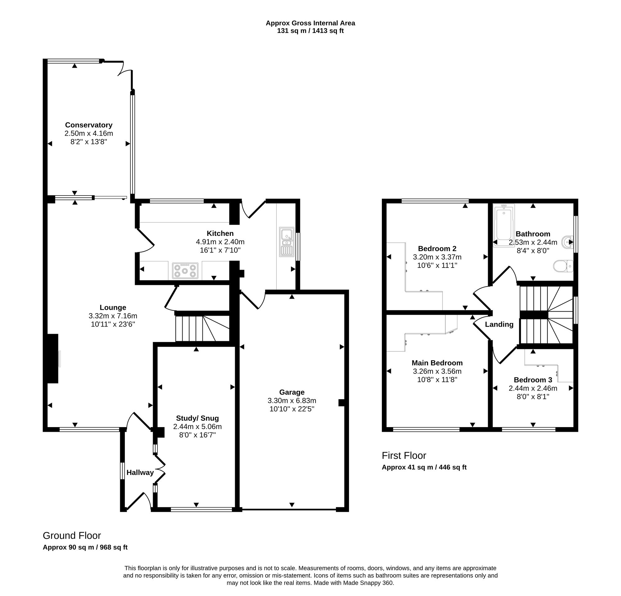 23 Magdalen Drive, Wigan floorplan