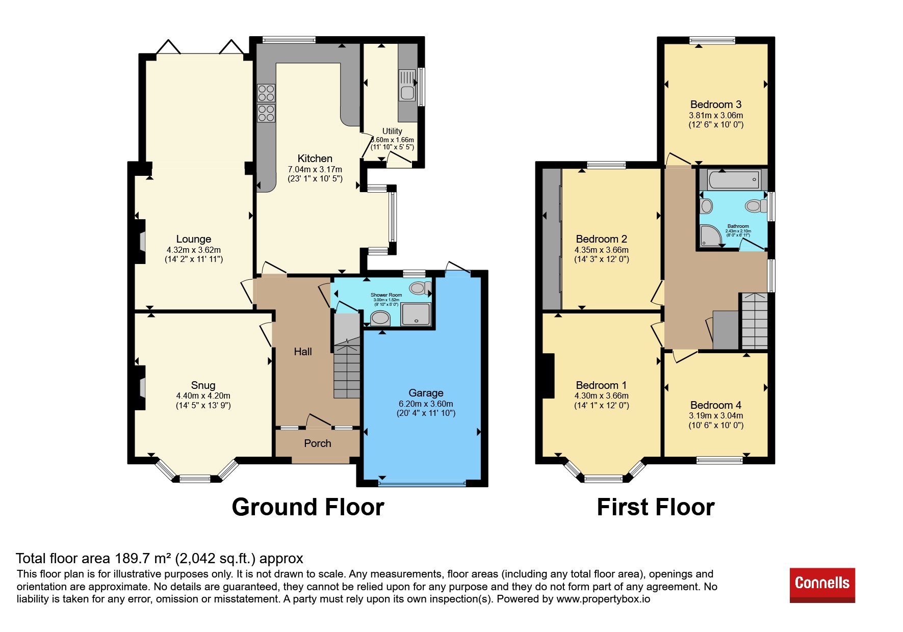 34, Court Drive, Lichfield floorplan