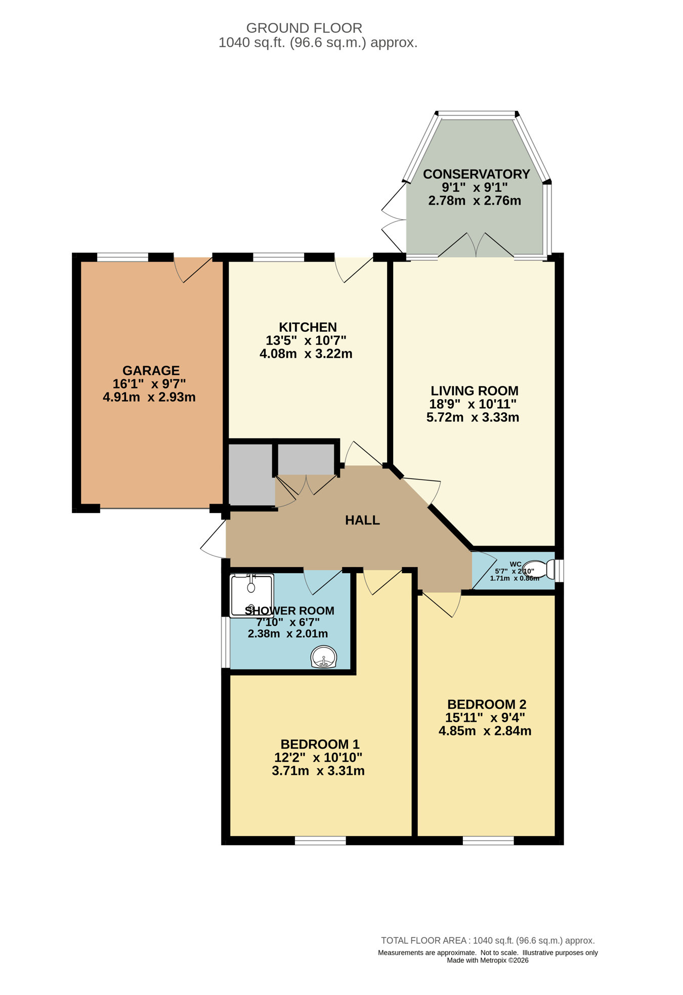 31, Mimosa Avenue, Wimborne floorplan