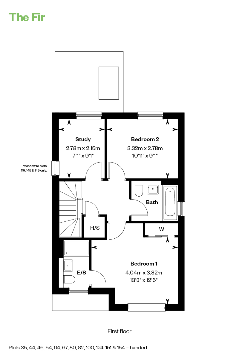 124, Lancet Drive, Horsham, Rh12 6Aa floorplan
