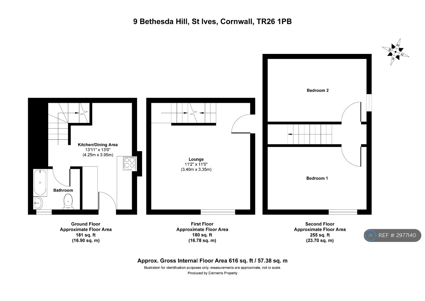 Bethesda Hill, St. Ives floorplan