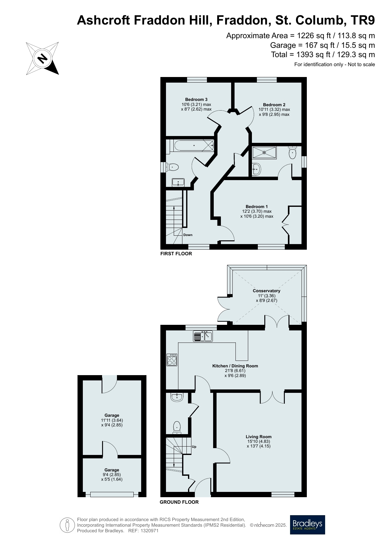 Ashcroft Fraddon Hill, Fraddon St. Columb Cornwall, St. Columb floorplan
