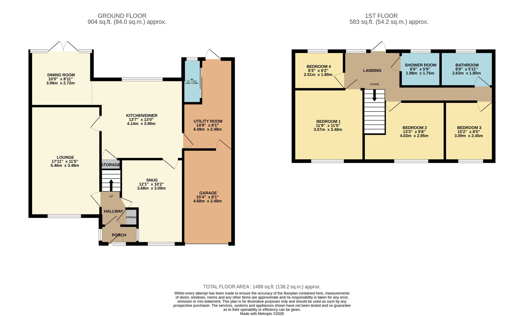 74 Simister Lane, Manchester floorplan