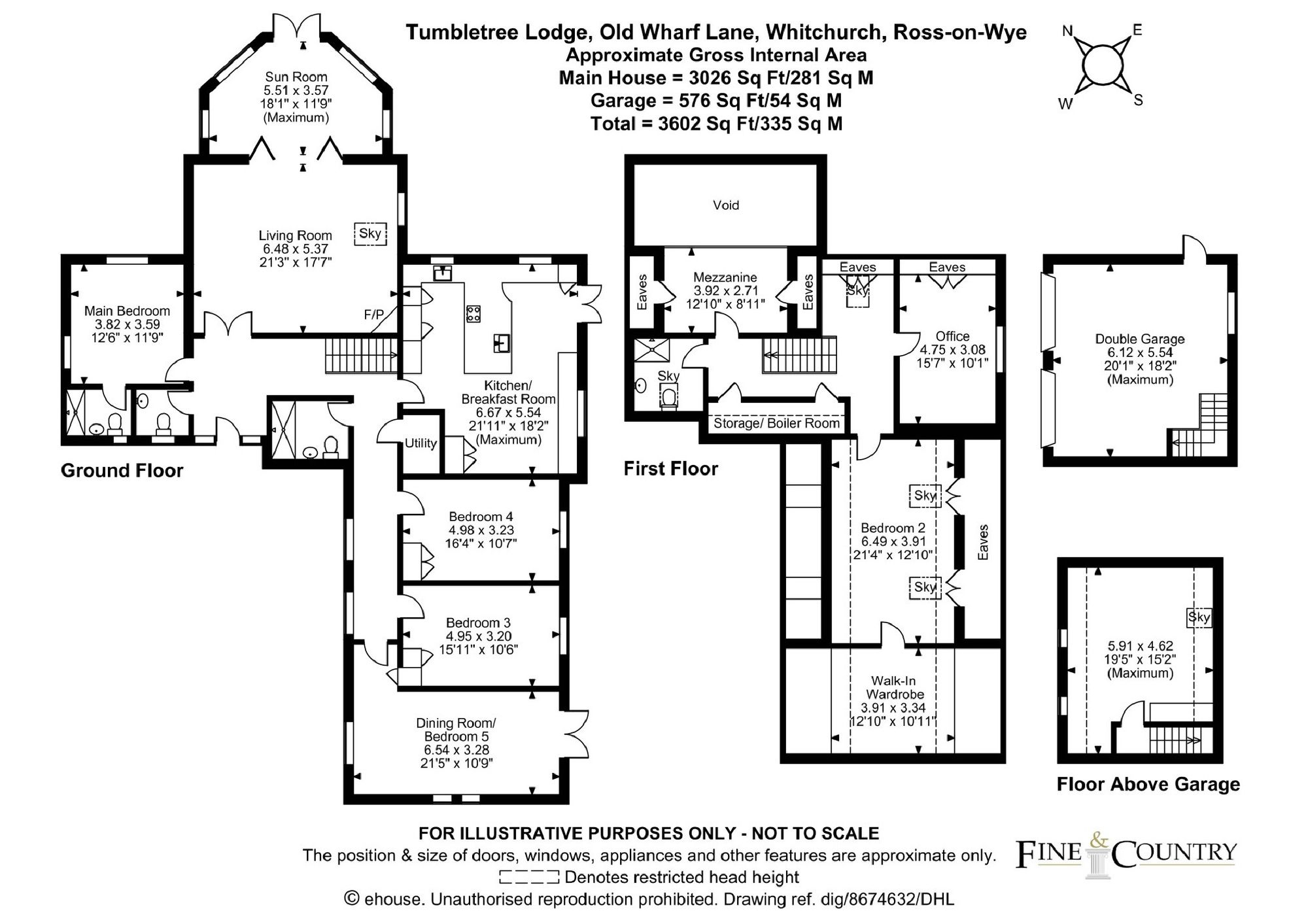 Tumbletree Lodge, Ross-On-Wye floorplan