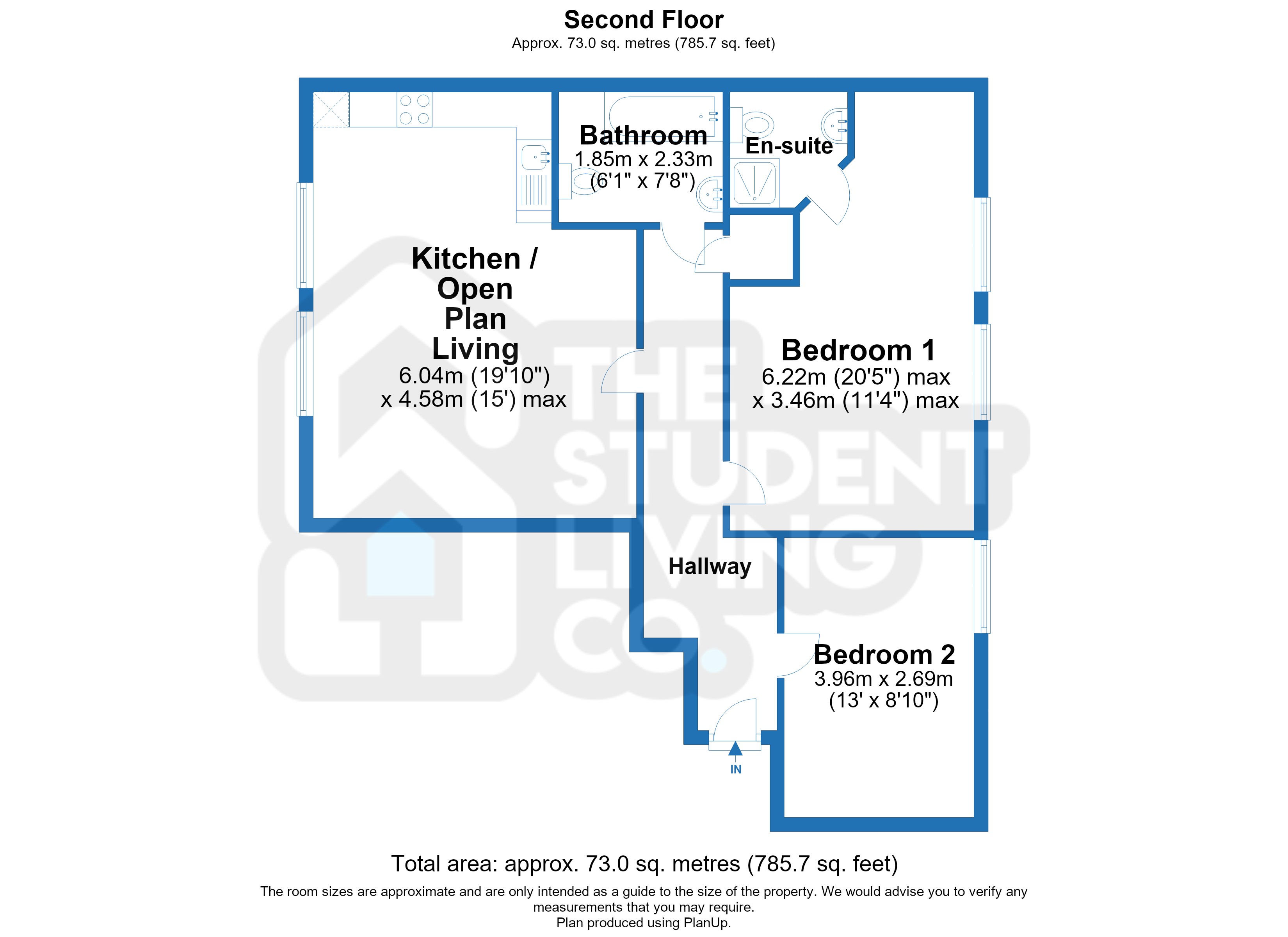 Beck Street, Nottingham floorplan