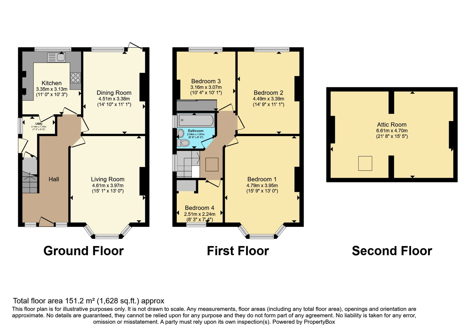 12, Elmsmere Road, Manchester floorplan