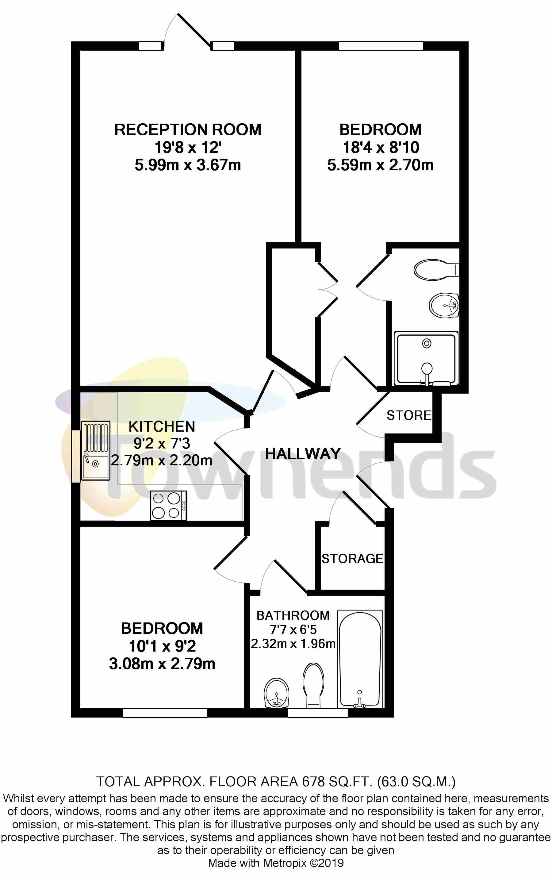 2 Bedrooms Flat for sale in East India Way, Croydon CR0