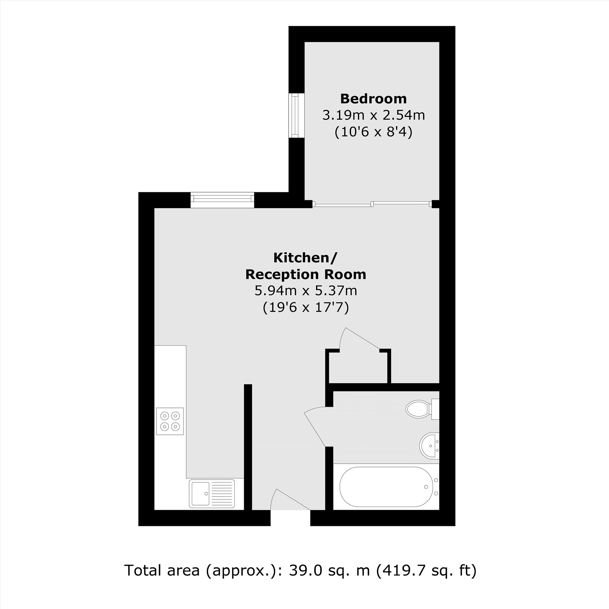 Jubilee Street, London floorplan