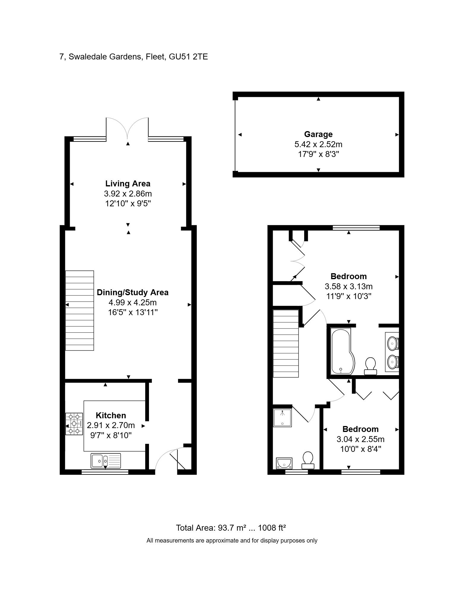 7, Swaledale Gardens, Fleet floorplan